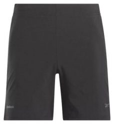 Spodenki treningowe męskie Reebok Speed 4.0. Czarne krótkie spodenki sportowe Reebok, m, bez wzorów, z materiału. Za 179.80 zł.