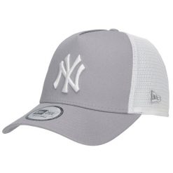 Czapka Trucker New Era MLB New York Yankees. Szare czapki z daszkiem New Era, bez wzorów, z bawełny. Za 137.55 zł.