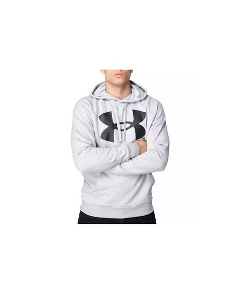 Bluza z kapturem Under Armour Rival Fleece Big Logo. Czarne bluzy z kapturem Under Armour, m, bez wzorów, z bawełny, z kapturem. Za 258.45 zł.