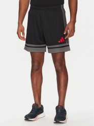 Adidas Szorty sportowe Squadra 25 JN4447 Czarny Regular Fit. Czarne krótkie spodenki sportowe Adidas, m, bez wzorów, z syntetyku. Za 89.99 zł.