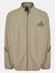 Adidas Bluza Z.N.E. Woven JN9028 Beżowy Regular Fit. Brązowe bluzy Adidas, m, bez wzorów, z syntetyku, bez kaptura. Za 319.99 zł.