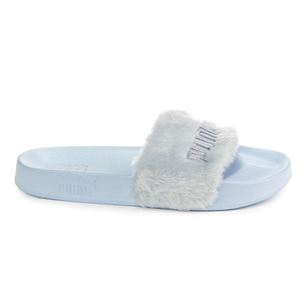 Klapki Fenty x Puma niebieskie. Brązowe klapki 187, z materiału. Za 287.99 zł.