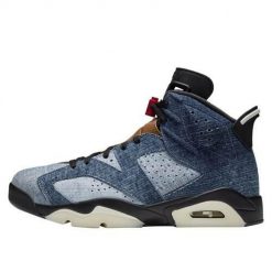 Buty do chodzenia męskie Nike Air 6 Retro. Niebieskie buty sportowe casual Nike, bez wzorów, z materiału, bez zapięcia. Za 1,553.00 zł.