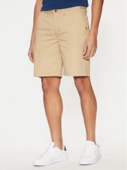U.S. Polo Assn. Szorty materiałowe MUP3338 Beżowy Regular Fit. Brązowe szorty U.S. Polo Assn., m, bez wzorów, z bawełny. Za 199.99 zł.
