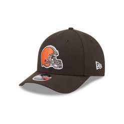 Czapka baseballowa 9forty NFL Cleveland Browns Team. Brązowe czapki z daszkiem New Era, bez wzorów. Za 184.00 zł.