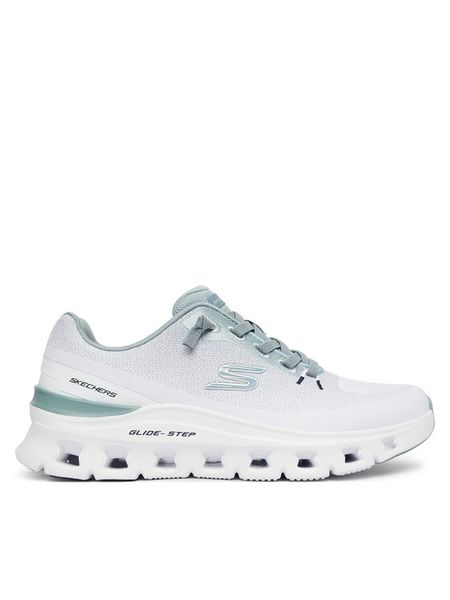 Skechers Sneakersy Glide-Step Pro 233132/WLB Biały. Białe buty sportowe casual Skechers, bez wzorów, z materiału, bez zapięcia. Za 359.99 zł.
