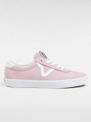 Vans Skórzane sneakersy "Sport Low" w kolorze jasnoróżowym rozmiar: 37. Różowe buty sportowe casual Vans, bez wzorów, bez zapięcia. Za 226.45 zł.