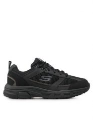 Skechers Trekkingi Verketta 51898/BBK Czarny. Czarne buty trekkingowe Skechers, bez wzorów, z materiału, bez zapięcia. Za 219.99 zł.