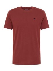 Męski T-Shirt Mustang Style Alex Russet Brown 1018008 8338. Brązowe t-shirty Mustang, m, bez wzorów, bez kołnierzyka, bez ramiączek. Za 79.99 zł.