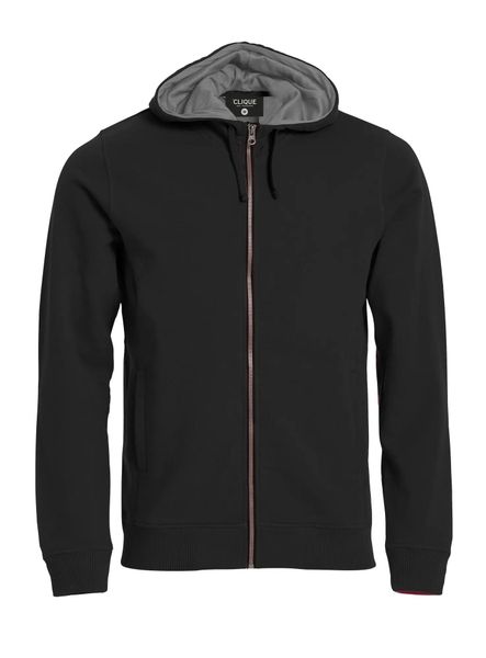 Clique Classic Hoody Full Zip bluza z kapturem na zamek – black. Czarne bluzy z kapturem CLIQUE, s, bez wzorów, z bawełny, z kapturem. Za 232.73 zł.