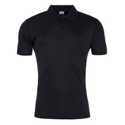 Męska Gładka Koszulka Polo. Fioletowe koszulki polo sportowe JUST COOL, m, bez wzorów, bez kołnierzyka, bez ramiączek. Za 65.99 zł.