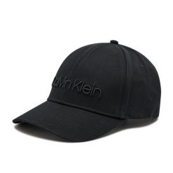 Czapka z daszkiem Calvin Klein. Czarne czapki z daszkiem CALVIN KLEIN, bez wzorów. Za 119.99 zł.