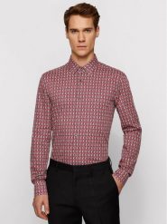 Boss Koszula Isko 50451492 Kolorowy Slim Fit. Koszule Boss, m, bez wzorów, z bawełny, bez kołnierzyka, bez ramiączek. Za 359.99 zł.