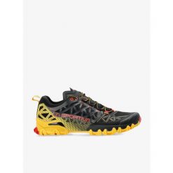 Buty trailowe męskie La Sportiva Bushido II GTX. Czarne buty turystyczne La Sportiva, bez wzorów, z materiału, bez zapięcia. Za 702.99 zł.