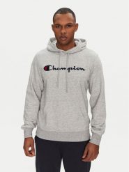 Champion Bluza 220726 Szary Slim Fit. Szare bluzy Champion, m, bez wzorów, z syntetyku, bez kaptura. Za 179.99 zł.