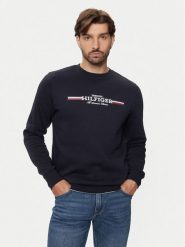 Tommy Hilfiger Bluza MW0MW35530 Granatowy Regular Fit. Niebieskie bluzy Tommy Hilfiger, m, bez wzorów, z syntetyku, bez kaptura. Za 289.99 zł.