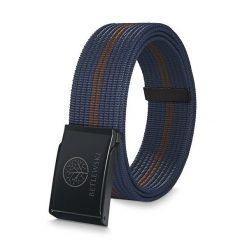 Pasek parciany BETLEWSKI PRC-08_CZ-2 XL granatowy. Niebieskie paski Betlewski, bez wzorów, z materiału. Za 39.99 zł.