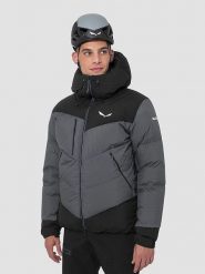 Salewa Kurtka puchowa "Ortles Heavy 2" w kolorze szarym rozmiar: S. Szare kurtki Salewa, na zimę, s, bez wzorów, z puchu, bez kaptura. Za 1,749.95 zł.