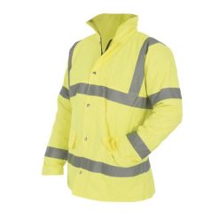 Męska Kurtka Bezpieczeństwa Drogowego HiVis. Żółte kurtki YOKO, l, bez wzorów, bez kaptura. Za 257.99 zł.
