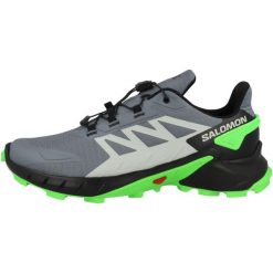 Buty do biegania męskie Salomon Supercross 4. Szare buty do biegania Salomon, bez wzorów, z materiału, bez zapięcia, do biegania. Za 565.00 zł.
