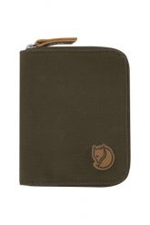 Portfel Fjallraven Zip Wallet. Brązowe portfele Fjällräven, bez wzorów, z materiału. Za 147.74 zł.