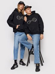 2005 Bluza Unisex Forever Czarny Regular Fit. Czarne bluzy 2005, m, bez wzorów, z bawełny, bez kaptura. Za 219.99 zł.