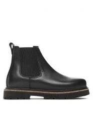 Birkenstock Sztyblety Highwood 1025764 Czarny. Czarne botki sznurowane Birkenstock, bez wzorów, ze skóry, bez obcasa, bez zapięcia. Za 569.99 zł.