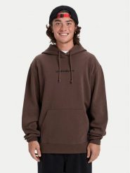 Quiksilver Bluza Cb Hood EQYFT05128 Brązowy Comfort Fit. Brązowe bluzy Quiksilver, l, bez wzorów, z bawełny, bez kaptura. Za 369.99 zł.