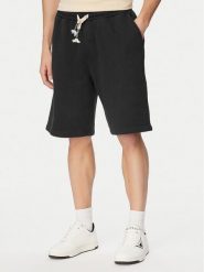 Guess Szorty materiałowe M6GD15 K3021 Czarny Regular Fit. Czarne szorty Guess, m, z aplikacjami, z bawełny. Za 344.99 zł.