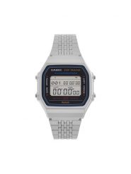 Casio Zegarek Vintage ABL-100WE-1AEF Srebrny. Szare, cyfrowe zegarki Casio, srebrne. Za 379.00 zł.