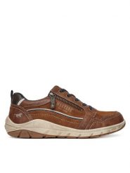 Mustang Sneakersy 4160-302 Brązowy. Brązowe buty sportowe casual Mustang, bez wzorów, ze skóry, bez zapięcia. Za 319.99 zł.
