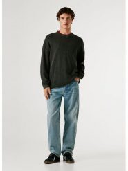 Pepe Jeans Sweter "Frank" w kolorze czarnym rozmiar: XL. Czarne swetry nierozpinane Pepe Jeans, xl, bez wzorów, z bawełny, bez kołnierzyka, bez ramiączek. Za 170.95 zł.