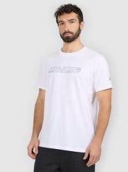 4F T-shirt regular z nadrukiem męski - biały XL. Białe t-shirty 4F, m, bez wzorów, z materiału, bez kołnierzyka, bez ramiączek. Za 69.99 zł.