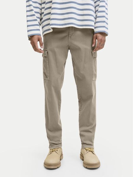 Jack & Jones Spodnie materiałowe Stace Arthur 12282388 Beżowy Regular Fit. Brązowe spodnie materiałowe Jack & Jones, m, bez wzorów, z bawełny. Za 249.99 zł.