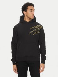 Plein Sport Bluza SAEC MJB3588 STE001N Czarny Relaxed Fit. Czarne bluzy Plein Sport, m, bez wzorów, z bawełny, bez kaptura. Za 774.00 zł.