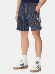 Adidas Szorty sportowe Pinstripes Shorts KR9706 Granatowy Regular Fit. Niebieskie krótkie spodenki sportowe Adidas, l, bez wzorów, z bawełny. Za 239.99 zł.