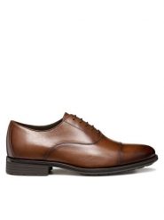 Geox Półbuty U Walk Pleasure F U55H8A 00043 C6610 Brązowy. Brązowe eleganckie półbuty Geox, bez wzorów, ze skóry, bez obcasa, bez zapięcia. Za 509.99 zł.