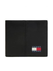 Tommy Jeans Portfel Tjm Heritage Cc Wallet AM0AM14281 Czarny. Czarne portfele Tommy Jeans, bez wzorów, z jeansu. Za 229.99 zł.