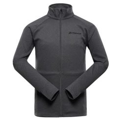 Bluza męska sportowa szybkoschnąca Alpine Pro Dozer 2. Szare bluzy bez kaptura Alpine Pro, m, bez wzorów, z hardshellu, bez kaptura. Za 209.00 zł.