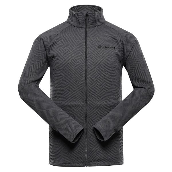 Bluza męska sportowa szybkoschnąca Alpine Pro Dozer 2. Szare bluzy bez kaptura Alpine Pro, m, bez wzorów, z hardshellu, bez kaptura. Za 209.00 zł.