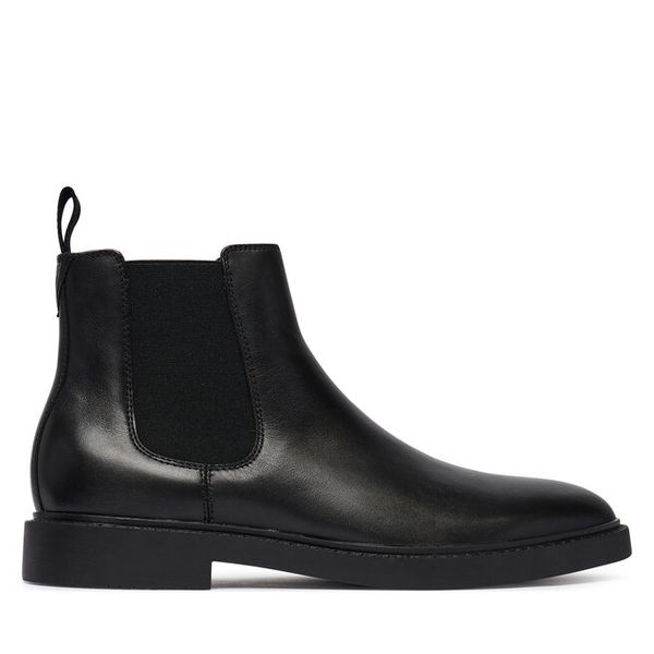 Sztyblety Guess. Czarne botki sznurowane Guess, z aplikacjami, bez obcasa, bez zapięcia. Za 674.99 zł.