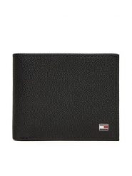Tommy Hilfiger Portfel Th Flag Mini Cc Wallet AM0AM13518 Czarny. Czarne portfele Tommy Hilfiger, bez wzorów, ze skóry. Za 239.99 zł.