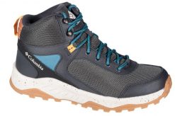 Buty trekkingowe męskie, Columbia Trailstorm Ascend Mid WP. Czarne buty turystyczne Columbia, bez wzorów, z materiału, bez zapięcia, trekkingowe. Za 299.99 zł.