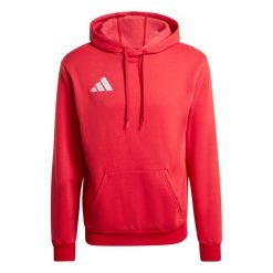 Bluza męska adidas Entrada 26 Hoody. Białe bluzy z kapturem Adidas, m, bez wzorów, z polaru, z kapturem. Za 134.99 zł.