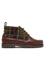 Barbour Trzewiki Harle MFO0848BR74 Brązowy. Brązowe botki sznurowane Barbour, bez wzorów, ze skóry, bez obcasa, bez zapięcia. Za 789.99 zł.