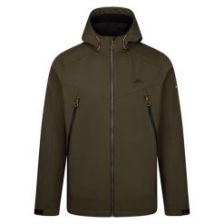 Męska Kurtka Hubbard Soft Shell. Zielone kurtki Trespass, m, bez wzorów, bez kaptura. Za 372.99 zł.