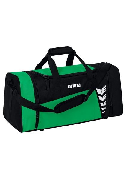 Torba sportowa Erima Six Wings. Czarne torby na ramię Erima, bez wzorów, z materiału, na ramię, z nadrukiem, bez dodatków. Za 125.00 zł.
