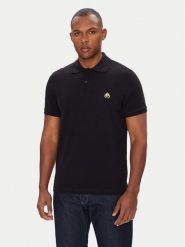 Moose Knuckles Polo Everett M34MT712G Czarny Regular Fit. Czarne koszulki polo Moose Knuckles, m, bez wzorów, z bawełny, bez kołnierzyka, bez ramiączek. Za 639.99 zł.