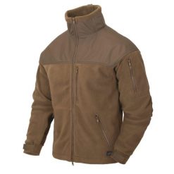 Kurtka polarowa męska Helikon-Tex Classic Army Fleece. Brązowe kurtki Helikon-Tex, na wiosnę, m, bez wzorów, z polaru, bez kaptura. Za 209.99 zł.