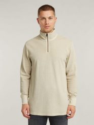 G-Star Sweter w kolorze kremowym rozmiar: M. Brązowe swetry nierozpinane G-Star, m, bez wzorów, z bawełny, bez kołnierzyka, bez ramiączek. Za 185.95 zł.